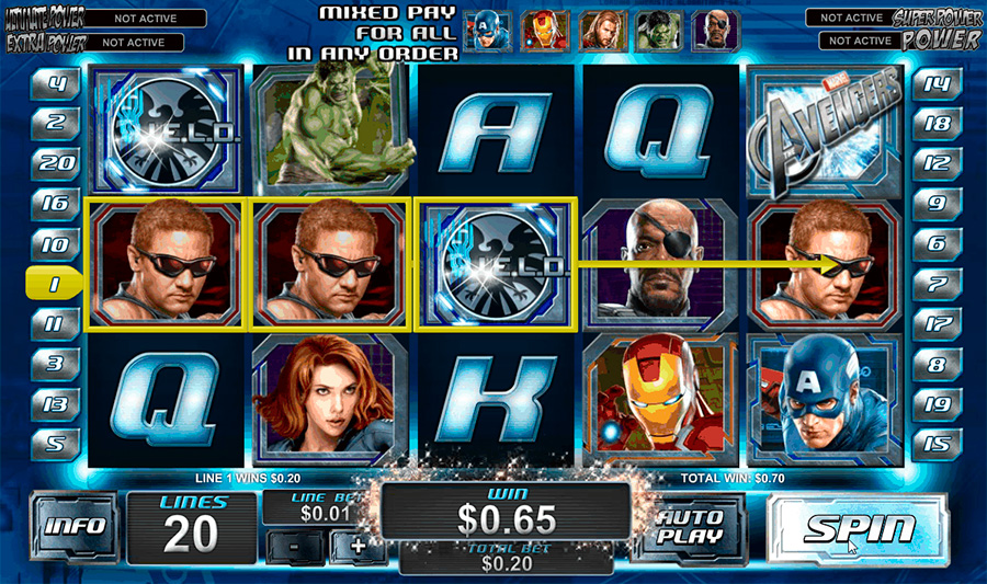 avengers slots