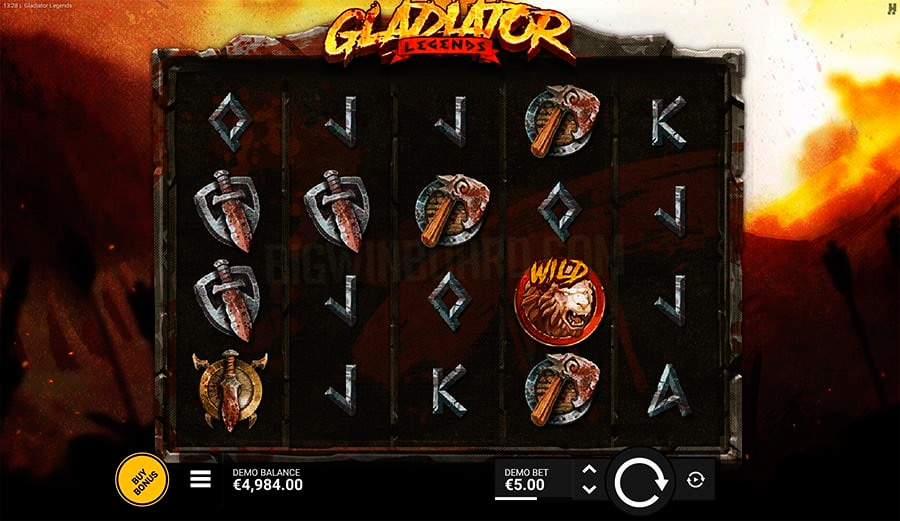 gladiator legends slots